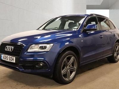 Used Audi Q5 S-line plus 190 HP (139 kW) 2015 Blue SUV