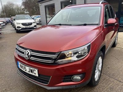 Used VW Tiguan Match 150 HP (110 kW) 2015 Red SUV