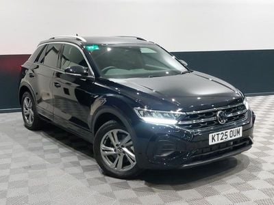 Black Used 2025 VW T-Roc R-line SUV | £27,398 (Fair price)