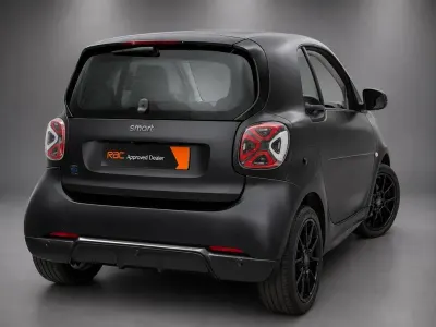 Used Smart ForTwo Electric Drive 22 kW (30 HP) 2021 Black/blue Coupe