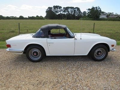 Used Triumph TR6 150 HP (110 kW) 1972 White Cabriolet