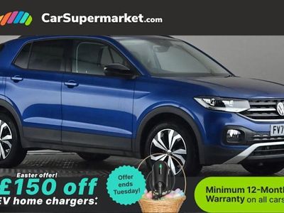 Used VW T-Cross Black Edition 110 HP (80 kW) 2023 Blue SUV