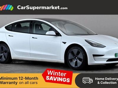 White Used 2021 Tesla Model 3 Standard Range Sedan | £17,997 (Fair price)