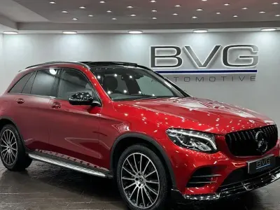 Used Mercedes GLC250 AMG Line Premium 204 HP (150 kW) 2018 Red SUV