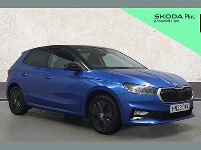 Blue Used 2023 Skoda Fabia Colour Edition Hatchback | £14,413 (Fair price)