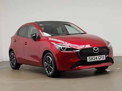 Begagnad Mazda 2 Homura-Aka 90 HK (66 kW) 2024 Röd Halvkombi