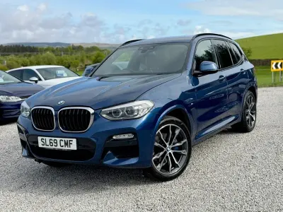 Begagnad BMW X3 M Sport 190 HK (139 kW) 2019 Blå SUV