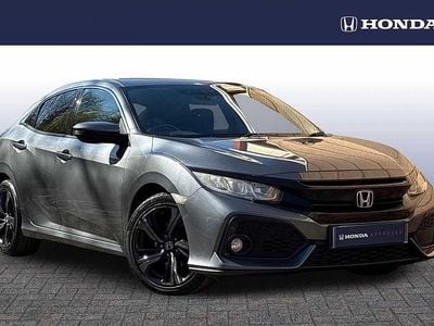 Begagnad Honda Civic SR 126 HK (92 kW) 2018 Grå Halvkombi