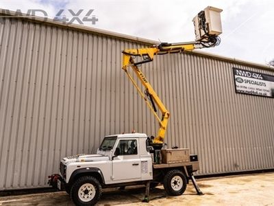 used Land Rover Defender Chassis Cab Pick Up TDCi [2.2] CHERRY PICKER 13.5M NO VAT