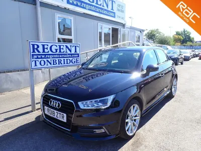 Used Audi A1 Sportback S-Line 125 HP (91 kW) 2018 Black Hatchback