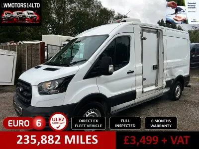Used Ford Transit 130 HP (95 kW) 2019 White Van