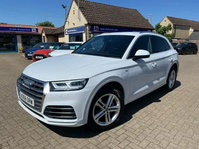 Used Audi Q5 S-Line 190 HP (139 kW) 2018 White SUV