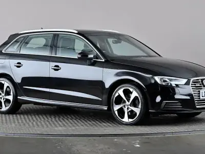 Used Audi A3 e-tron Performance 150 HP (110 kW) 2017 Black Hatchback