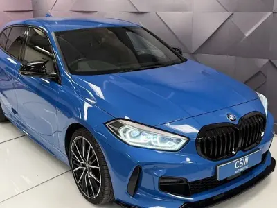 Used BMW 118 M Sport 136 HP (100 kW) 2021 Blue Hatchback