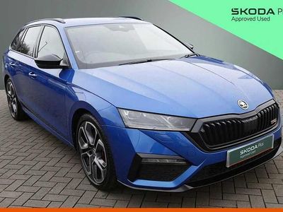 Used Skoda Octavia vRS 245 HP (180 kW) 2023 Race blue metallic Estate