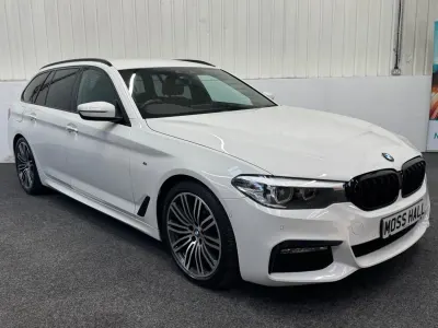 Begagnad BMW 520 M Sport 2018 Vit Kombi