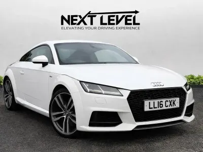 Begagnad Audi TT S-Line 184 HK (135 kW) 2016 Vit Sportkupé