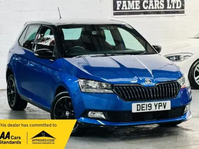 Used Skoda Fabia Monte Carlo 110 HP (80 kW) 2019 Blue Hatchback