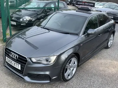 Begagnad Audi A3 S-Line 150 HK (110 kW) 2015 Grå Sedan