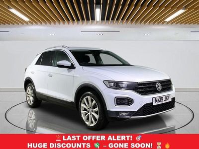 White Used 2019 VW T-Roc SEL SUV | £14,099 (Fair price)