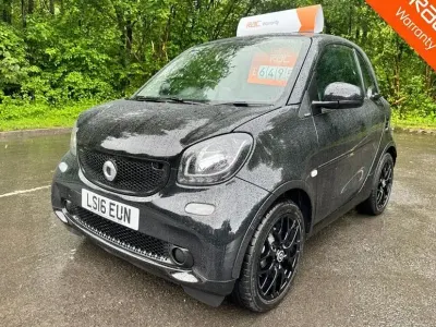 Used Smart ForTwo Coupé Edition Black 90 HP (66 kW) 2016 Black Coupe
