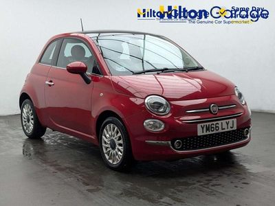 Used Fiat 500 Lounge 69 HP (50 kW) 2016 Red Hatchback