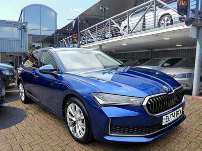 Used Skoda Superb SE L 147 HP (108 kW) 2024 Cobalt blue metallic Estate