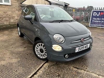 Tech house grey Used 2019 Fiat 500 Lounge Hatchback | £7,475 (Fair price)