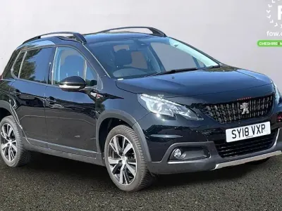 Used Peugeot 2008 GT-line 110 HP (80 kW) 2018 Black SUV
