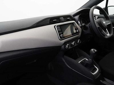 Used Nissan Micra Acenta 91 HP (66 kW) 2021 White Hatchback