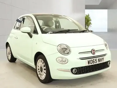 Used Fiat 500 Lounge 69 HP (50 kW) 2016 Green Hatchback