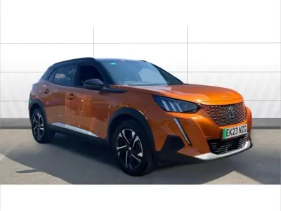 Used Peugeot e-2008 GTi 100 kW (136 HP) 2023 Orange SUV