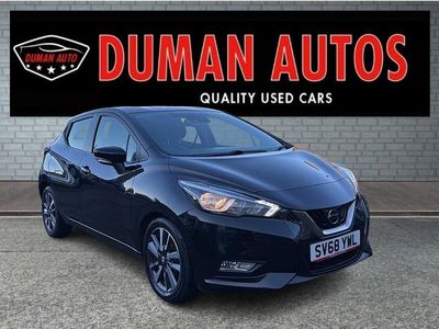 Begagnad Nissan Micra Acenta 90 HK (66 kW) 2018 Svart Halvkombi