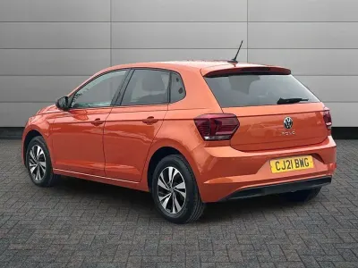 Used VW Polo Match 94 HP (69 kW) 2021 Orange Hatchback