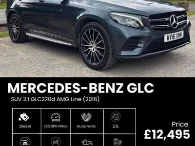 Grey Used 2016 Mercedes GLC220 AMG line SUV | £12,495 (A bit pricey)
