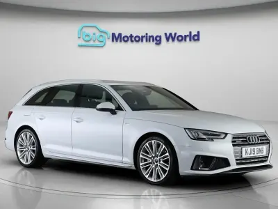 Used Audi A4 S-Line 190 HP (139 kW) 2019 White Estate