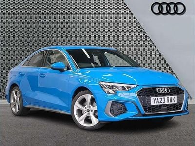 Used Audi A3 S-Line 147 HP (108 kW) 2023 Blue Sedan