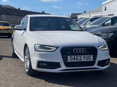 White Used 2013 Audi A4 S-Line Sedan | £5,995 (Fair price)