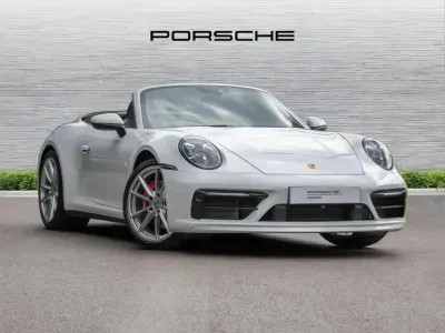 Used Porsche 911S 444 HP (326 kW) 2021 White Cabriolet