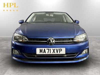 Used VW Polo Match 95 HP (69 kW) 2021 Blue Hatchback