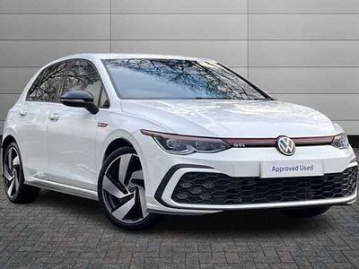 Pure white Used 2021 VW Golf VIII GTI Hatchback | £20,095 (Fair price)