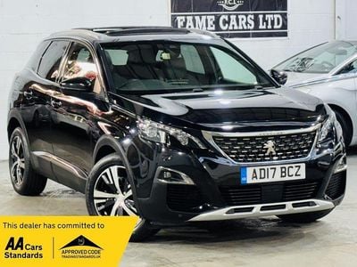 Used Peugeot 3008 GT-line 2017 Black Hatchback