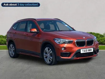 Used BMW X1 Sport Line 2018 Orange SUV