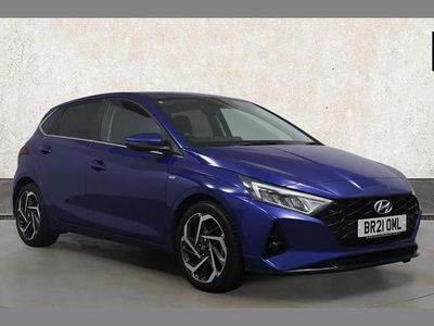 Used Hyundai i20 Premium 99 HP (72 kW) 2021 Blue Hatchback