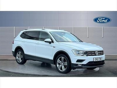 White Used 2021 VW Tiguan Allspace Match SUV | £21,974 (Fair price)