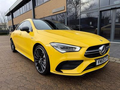 Used Mercedes CLA35 AMG AMG Line Premium Plus 2019 Yellow Coupe