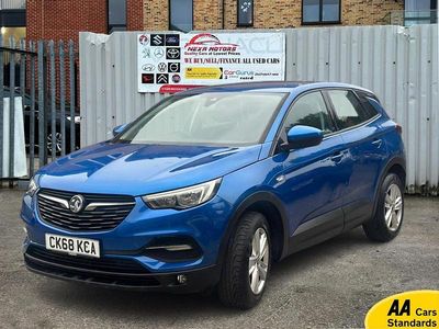 Used Vauxhall Grandland X S 130 HP (95 kW) 2018 Blue SUV