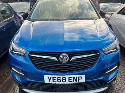 Used Vauxhall Grandland X Sport 130 HP (95 kW) 2018 Blue SUV