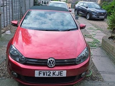 Used VW Golf Cabriolet GT 160 HP (117 kW) 2012 Red Cabriolet