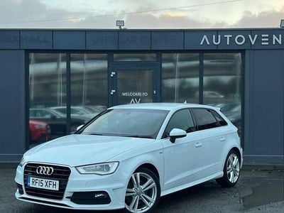White Used 2015 Audi A3 Sportback S-Line Hatchback | £13,690 (Fair price)